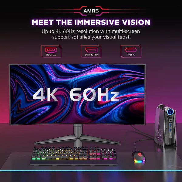 ACEMAGIC AMR5 AMD Ryzen 7 Mini PC