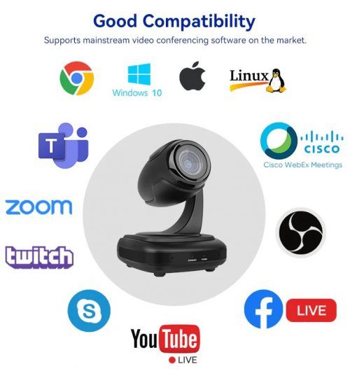 Camera hội nghị AI Rocware RC310 – Giải pháp tối ưu cho phòng họp