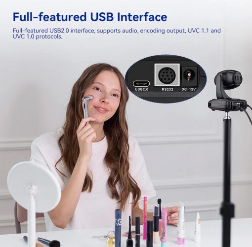 Camera hội nghị AI Rocware RC310 – Giải pháp tối ưu cho phòng họp
