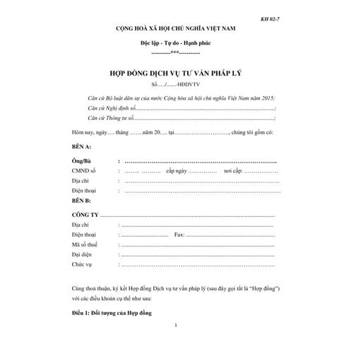 SERVICE CONTRACT