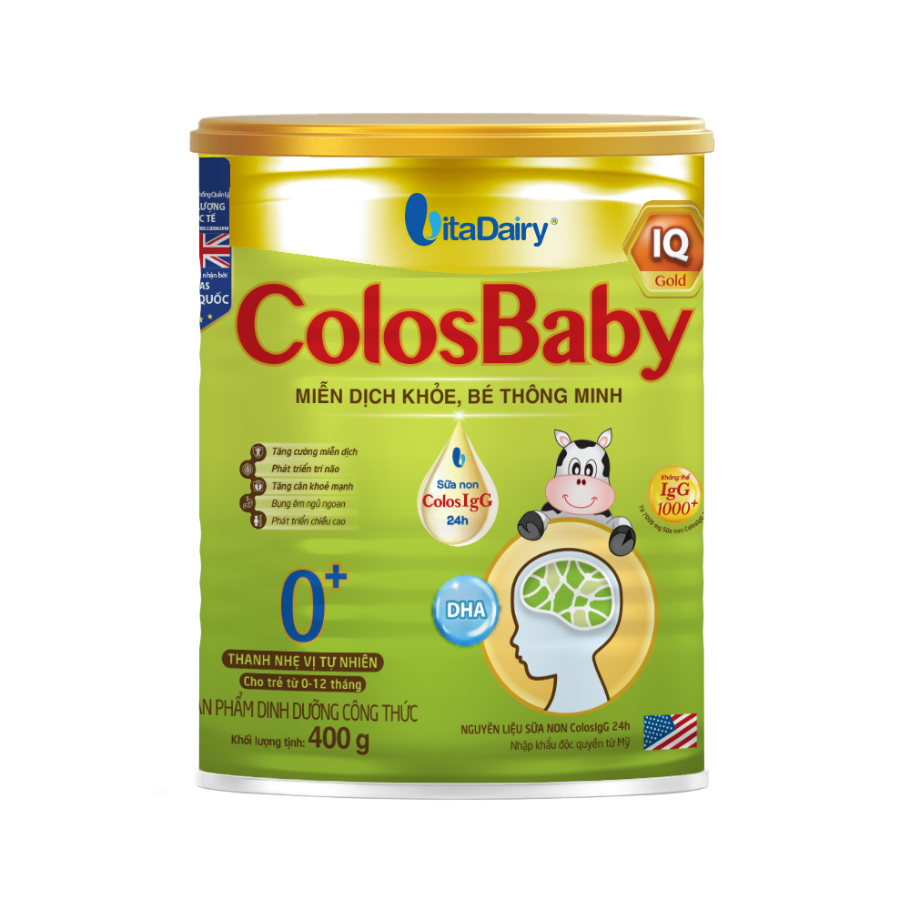  Sữa bột ColosBaby IQ Gold 0+ 400g 