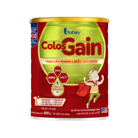 Sữa bột Colos Gain 1+ 800g