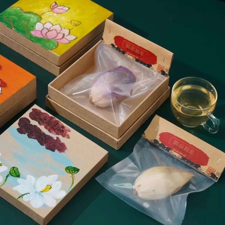 TRÀ SEN ƯỚP XỔI SẤY THĂNG HOA