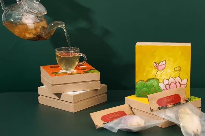 TRÀ SEN ƯỚP XỔI SẤY THĂNG HOA