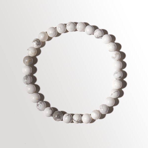  Vòng tay bạch tùng (Howlite): Sức mạnh ý chí - mã VTN56 