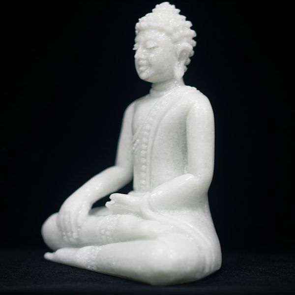  Tượng Phật cẩm thạch trắng 