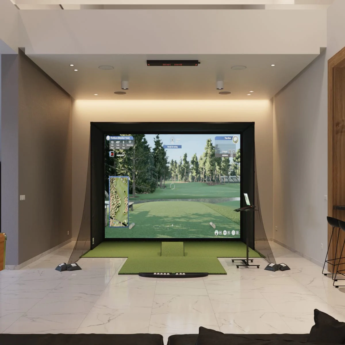 Gói mô phỏng chơi Golf Uneekor Swingbay EYE EXO