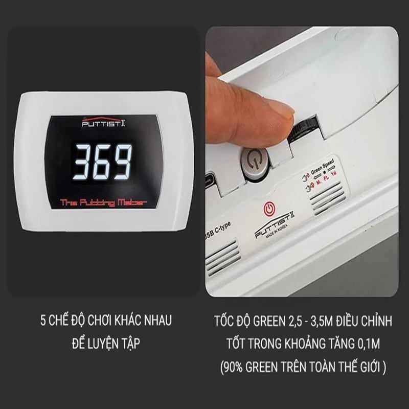 THẢM PUTTING ĐO KHOẢNG CÁCH PUTTIST