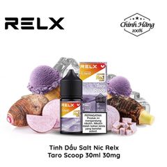 Tinh Dầu Relx Salt Taro Scoop - Kem Khoai Môn