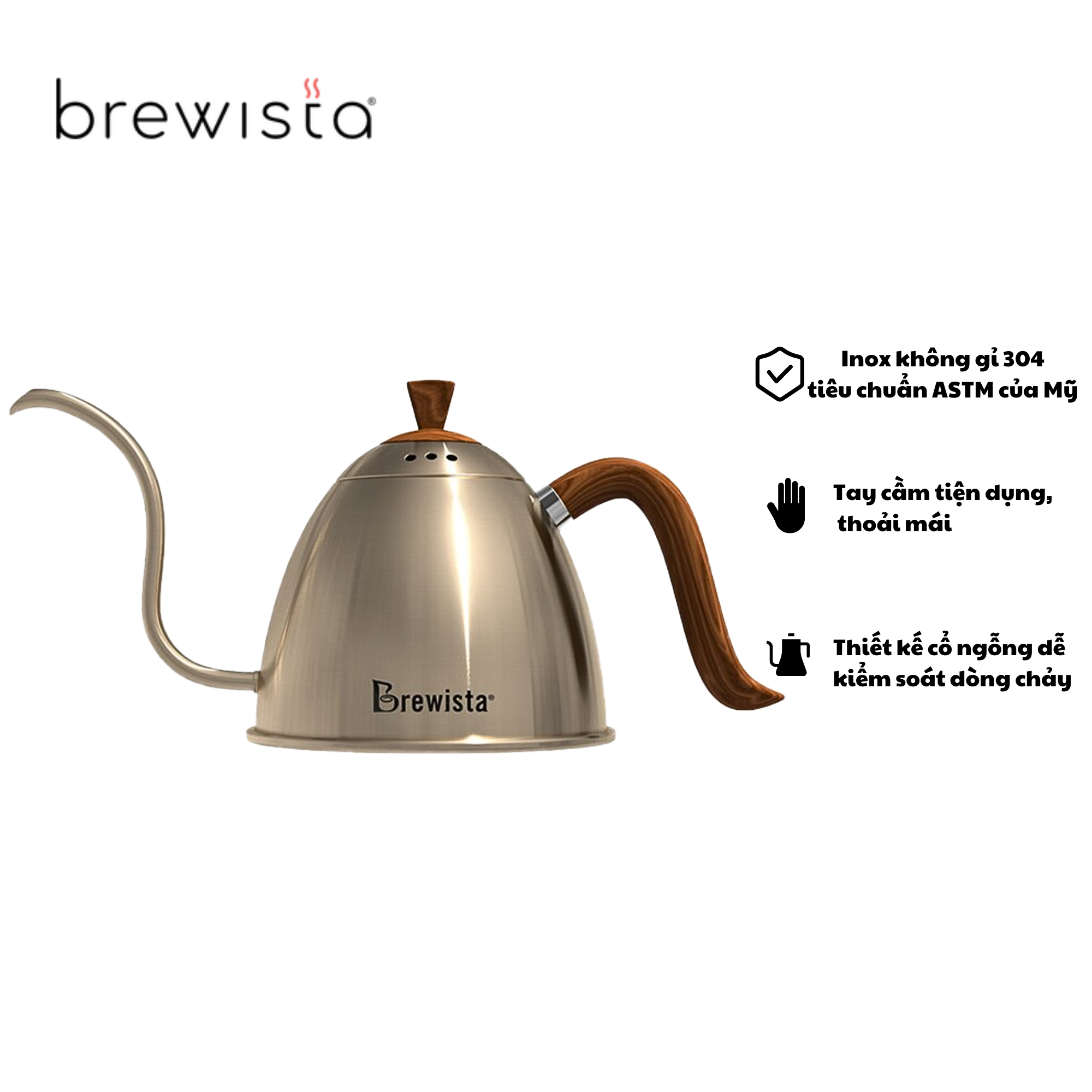  Ấm Rót Cà Phê Pour Over Brewista 700ml 