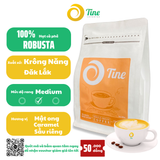  Cà phê nguyên chất 100% TINECAFE - Cà phê Robusta Nam Ban Lâm Đồng 