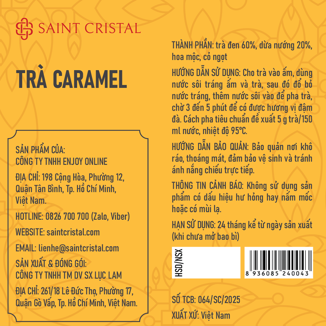 Trà Caramel Saint Cristal