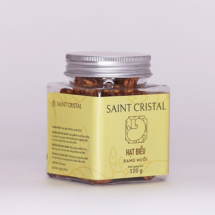 Hạt Điều Tươi Rang Củi Bình Phước Saint Cristal 120G