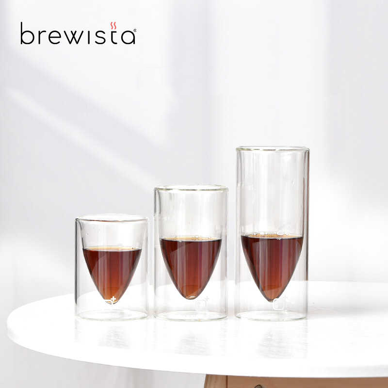 Ly Cà Phê Thủy Tinh 2 Lớp Brewista