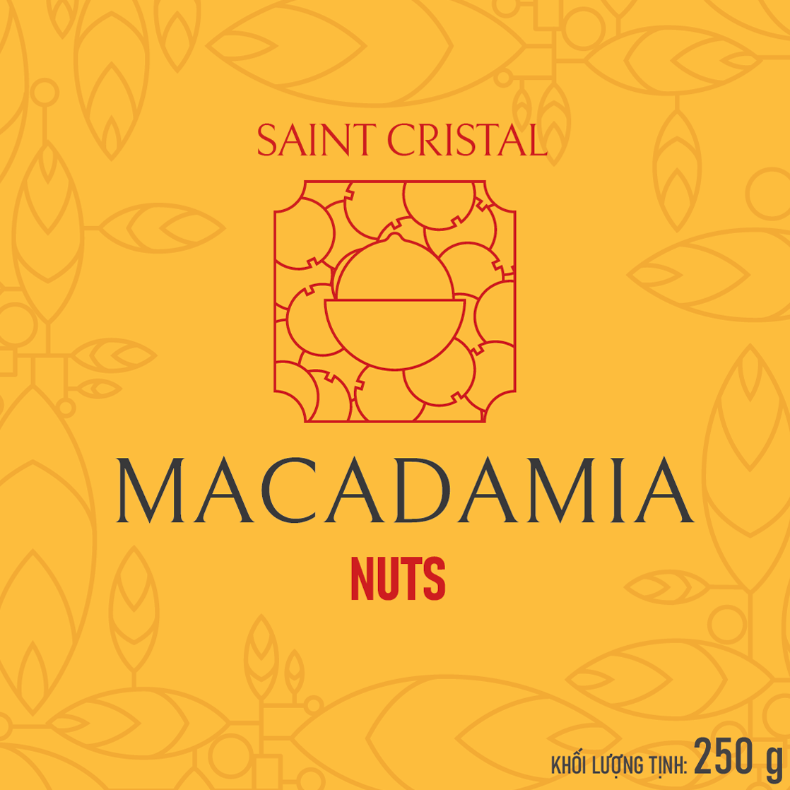 Nhân Hạt Macadamia Rang Mộc Saint Cristal