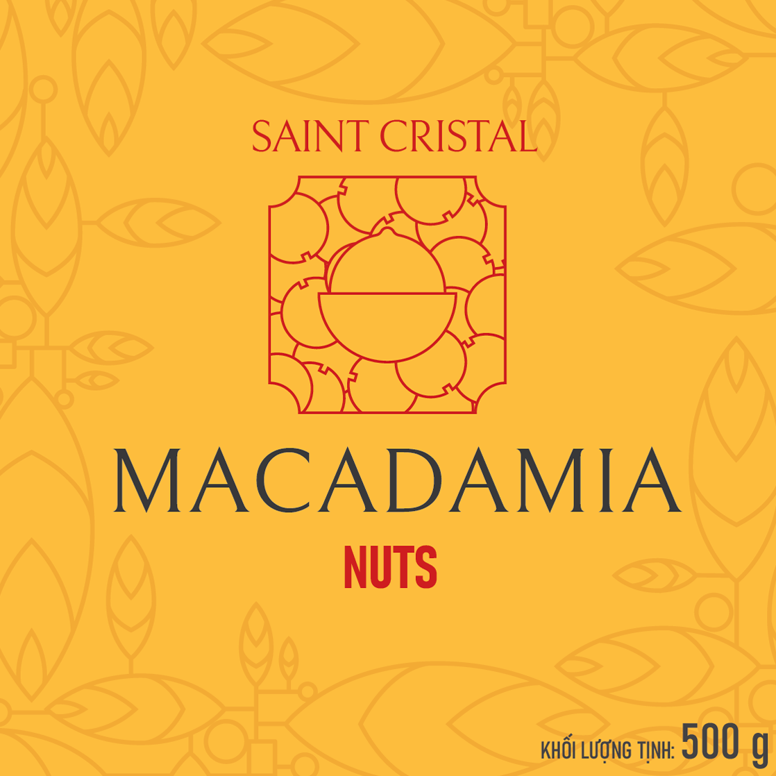 Nhân Hạt Macadamia Rang Mộc Saint Cristal