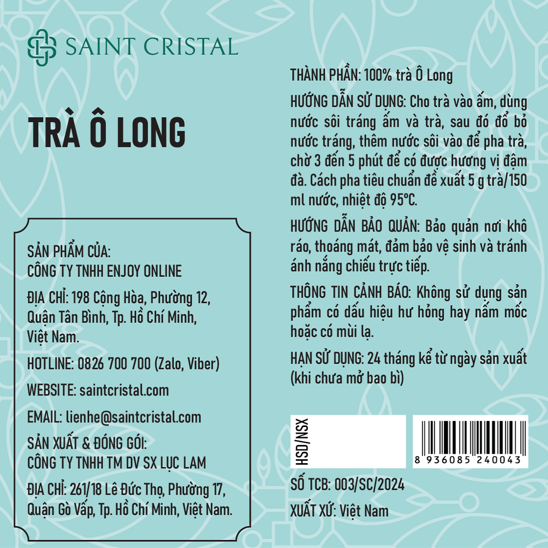 Trà Ô Long Saint Cristal