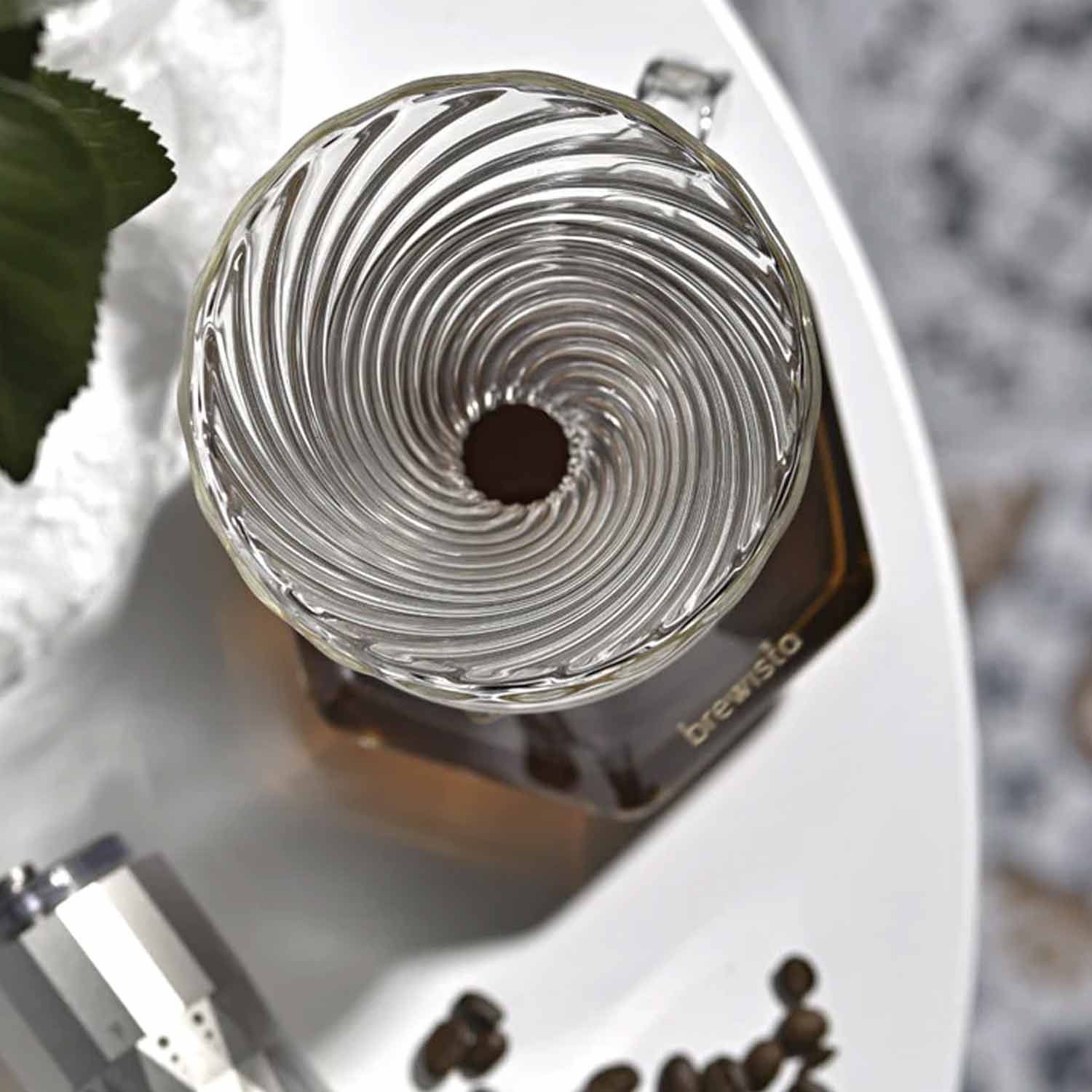 Phễu Lọc Cà Phê Thủy Tinh Brewista Artisan Tornado Duo
