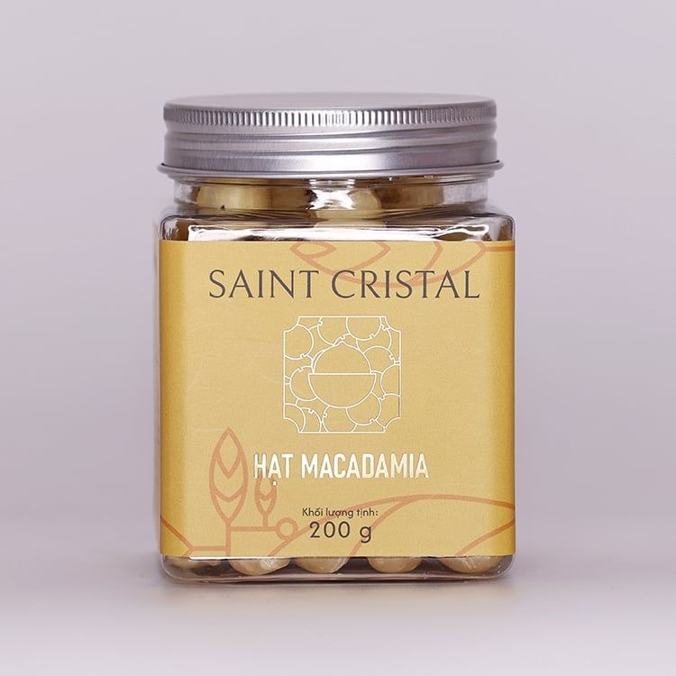 Nhân Macadamia Rang Mộc Saint Cristal 200G