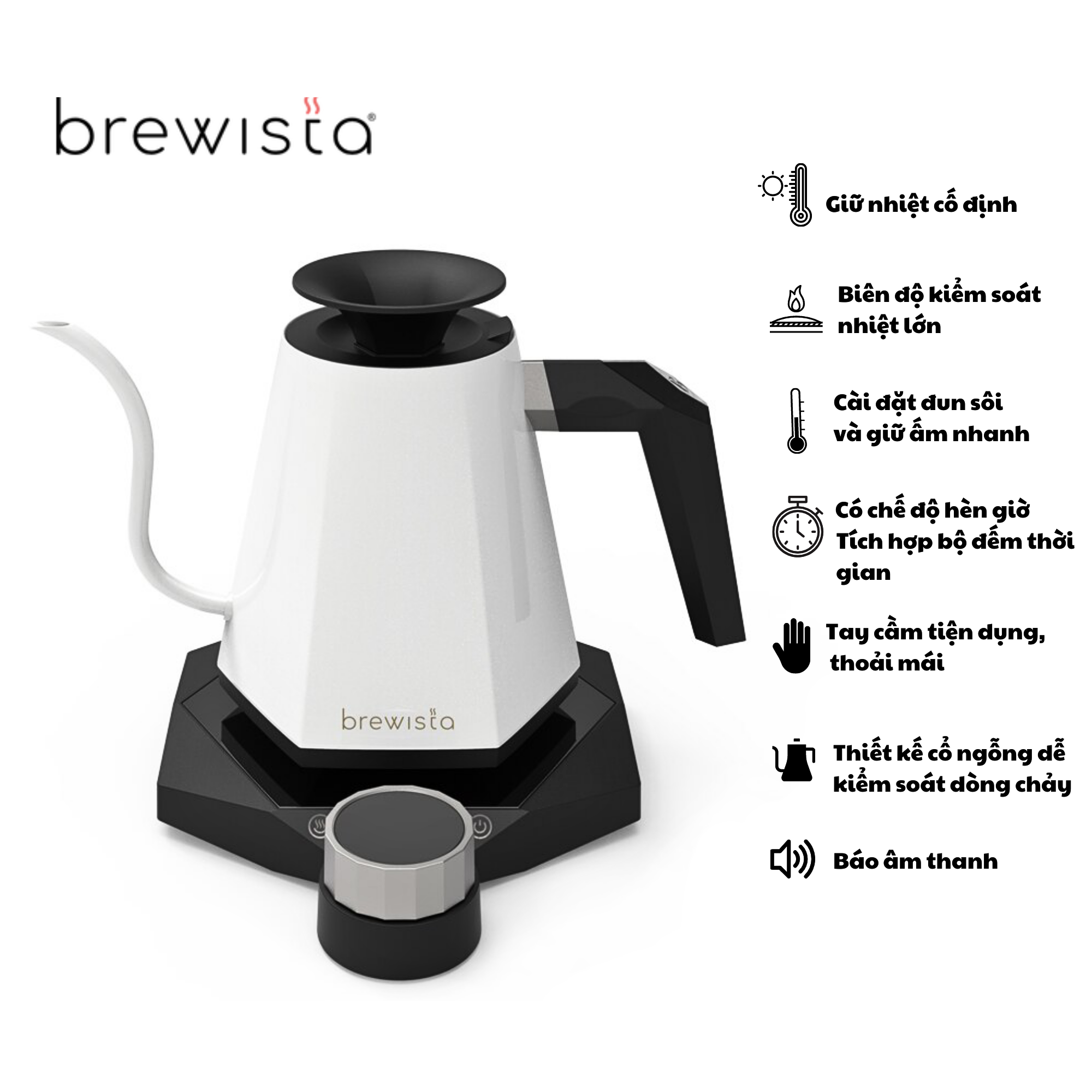 Ấm Đun Cảm Ứng Chuyên Dụng Brewista X Series