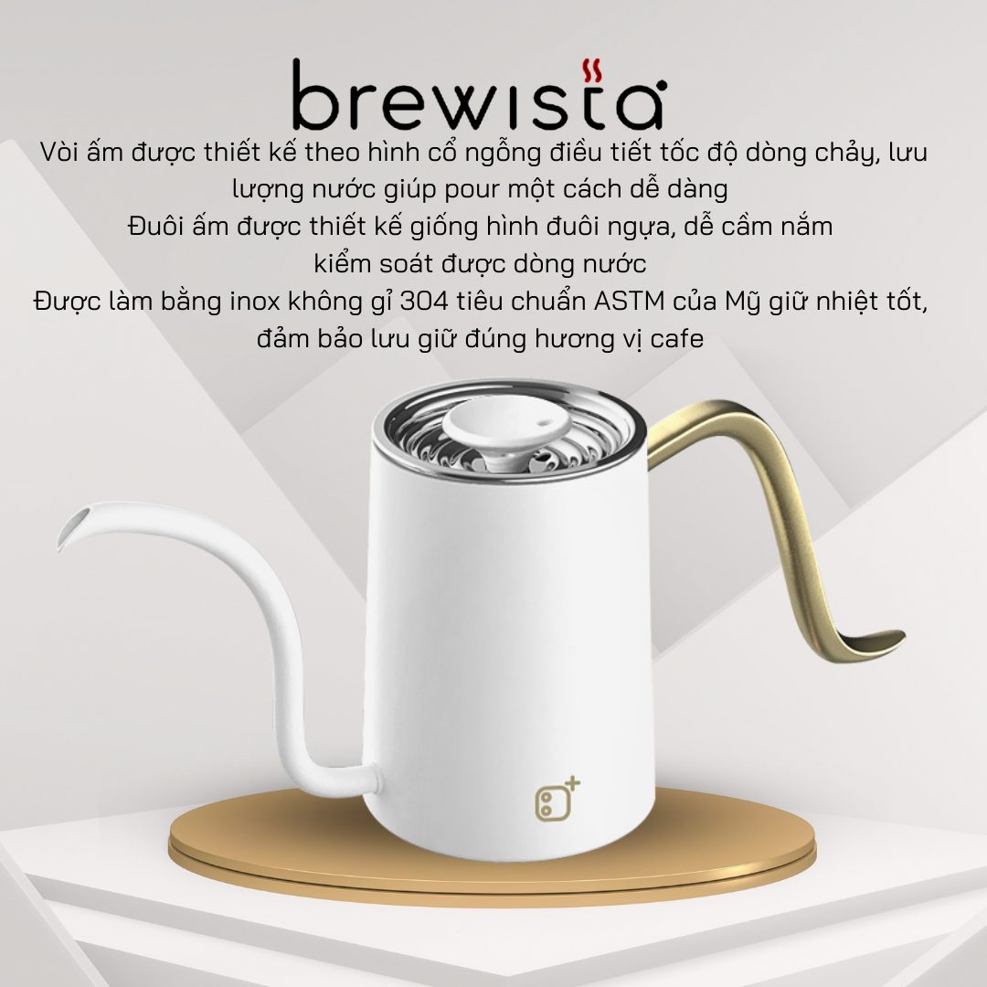  Ấm Rót Cà Phê Brewista B+ Pour Over Pot 480ml 