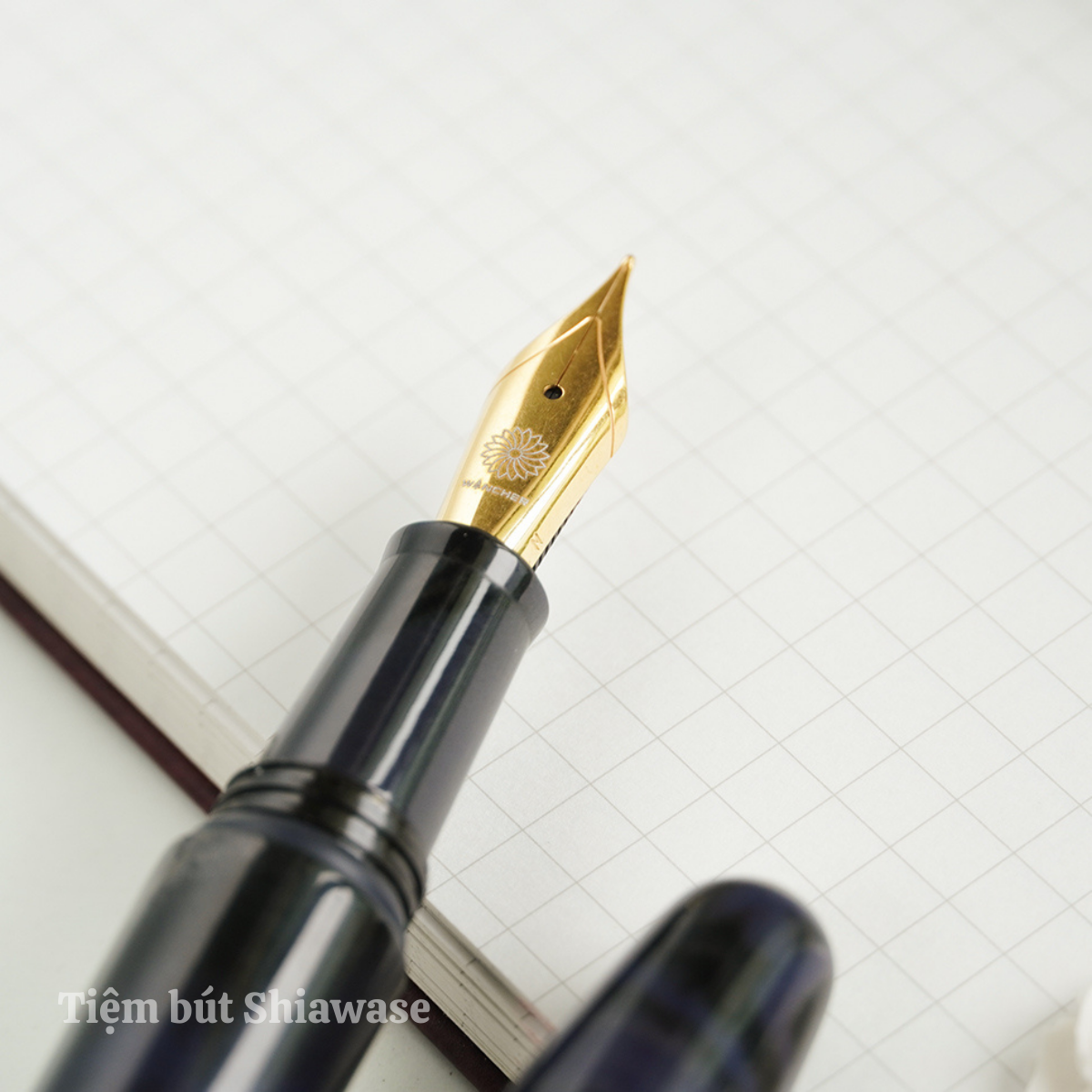 Bút Máy Wancher Dream Pen True Ebonite - Marble Purple Gray - Tím Xám Cẩm Thạch