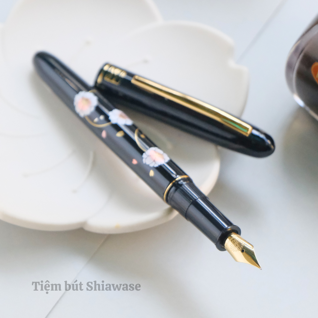 Bút Máy Wancher x Kuretake Kindai Makie Fountain Pen - Botanzakura