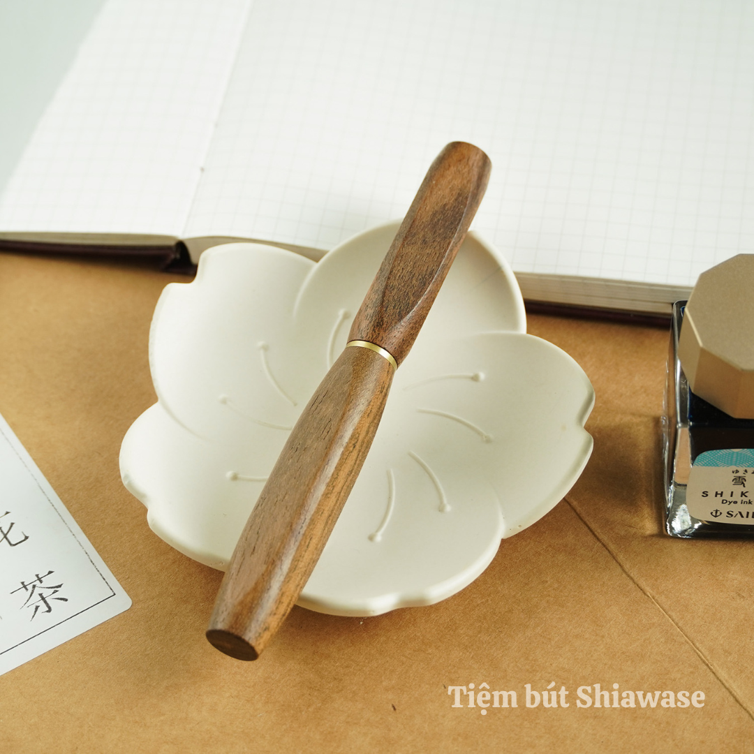 Bút Máy Wancher Sekai Densho - Bút Gỗ Ebony, Sandalwood, Tigerwood