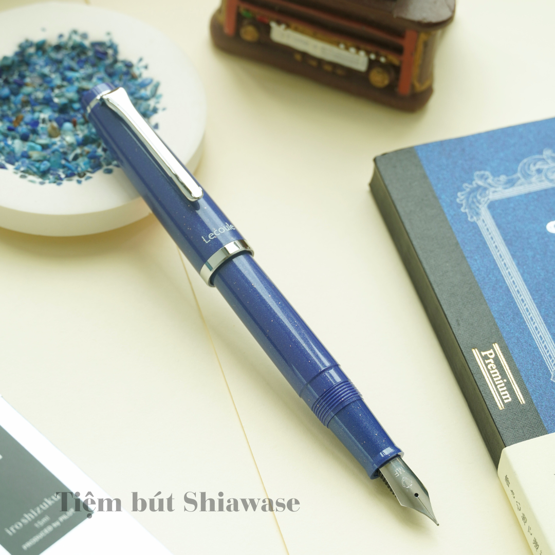 Bút Máy Sailor Lecoule Power Stone Color - Lapis Lazuli - Xanh Kim Tuyến