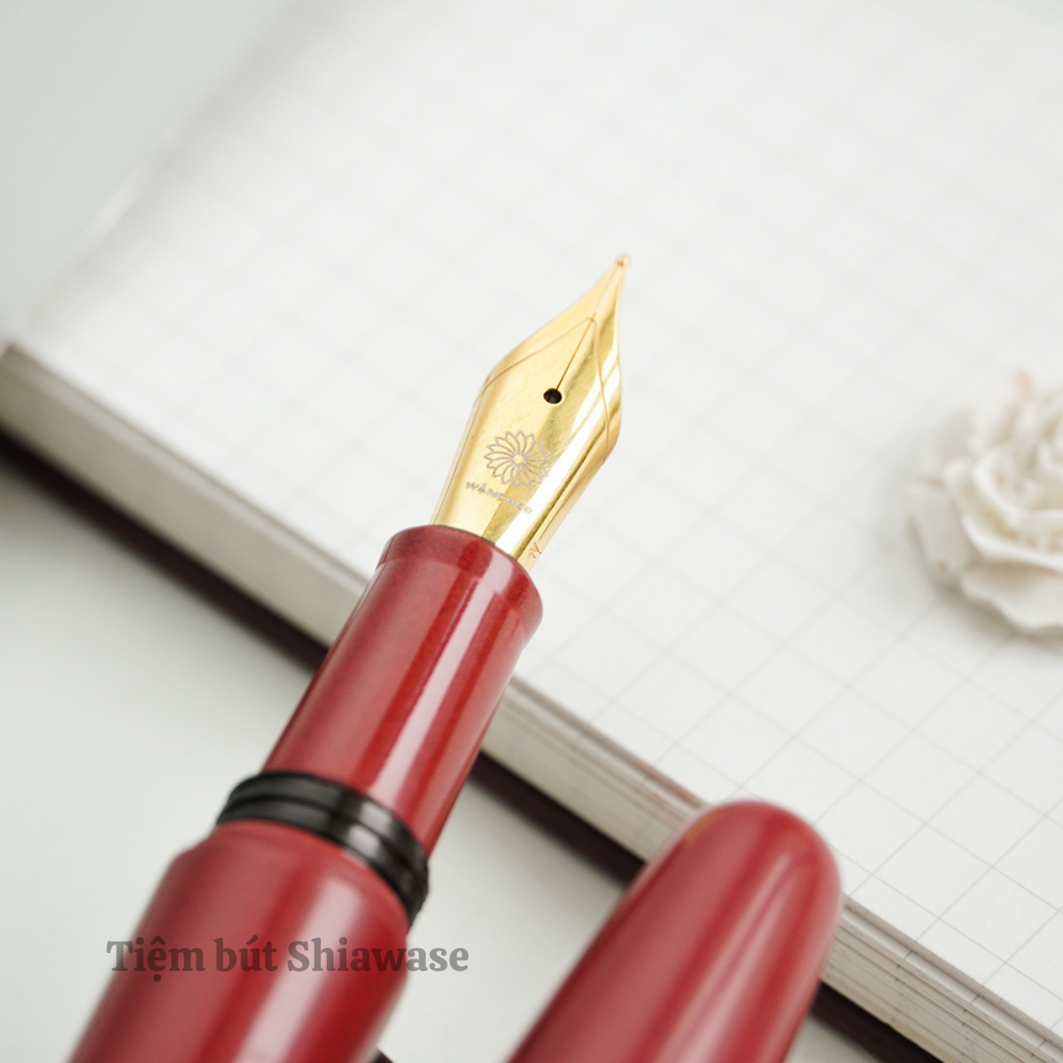 Bút Máy Wancher Dream Pen True Ebonite - Sand Red - Đỏ Đất