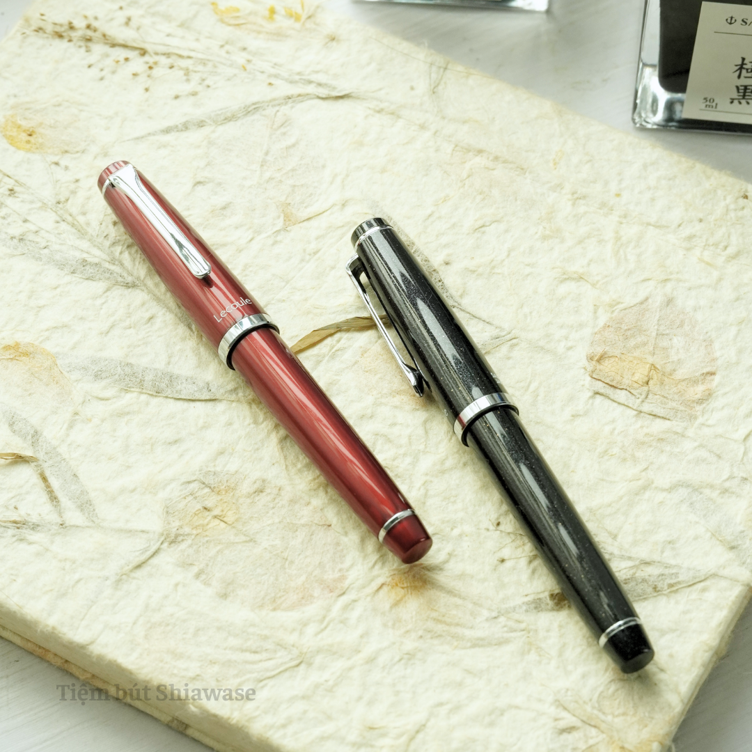 Bút Máy Sailor Lecoule Power Stone Color - Morion - Đen Kim Tuyến