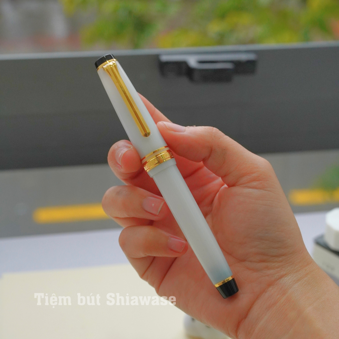 Bút Máy Sailor Professional Gear Slim 14K Shikiori - Yuki Tsubaki - Snow Camellia