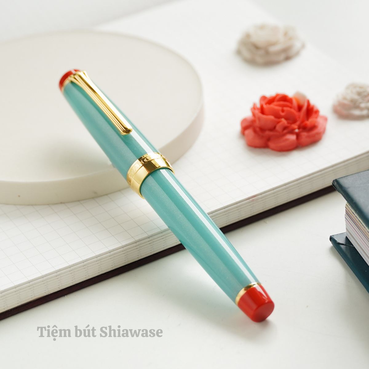 Bút Máy Sailor Wancher Professional Gear 21K Imari Green Red