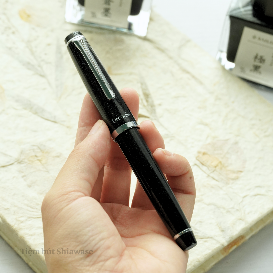 Bút Máy Sailor Lecoule Power Stone Color - Morion - Đen Kim Tuyến