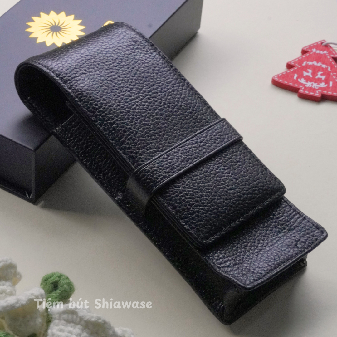 Bao da Wancher Terasaki Leather Pen Case - Đựng 3 Bút