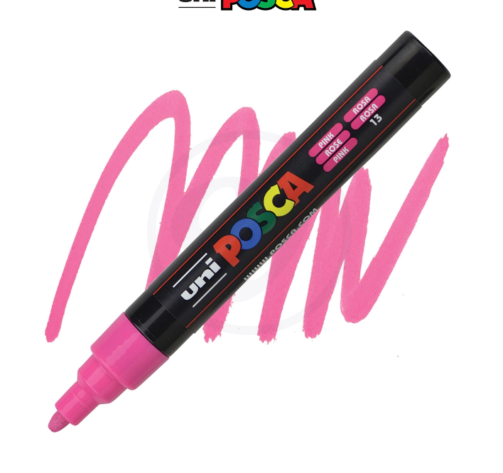 Bút Màu Vẽ Đa Chất Liệu Uni Posca Medium - PC5M