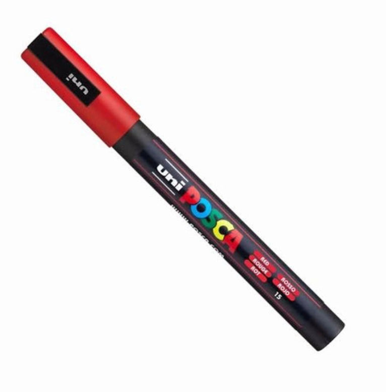 Bút Màu Vẽ Đa Chất Liệu Uni Posca Medium - PC5M
