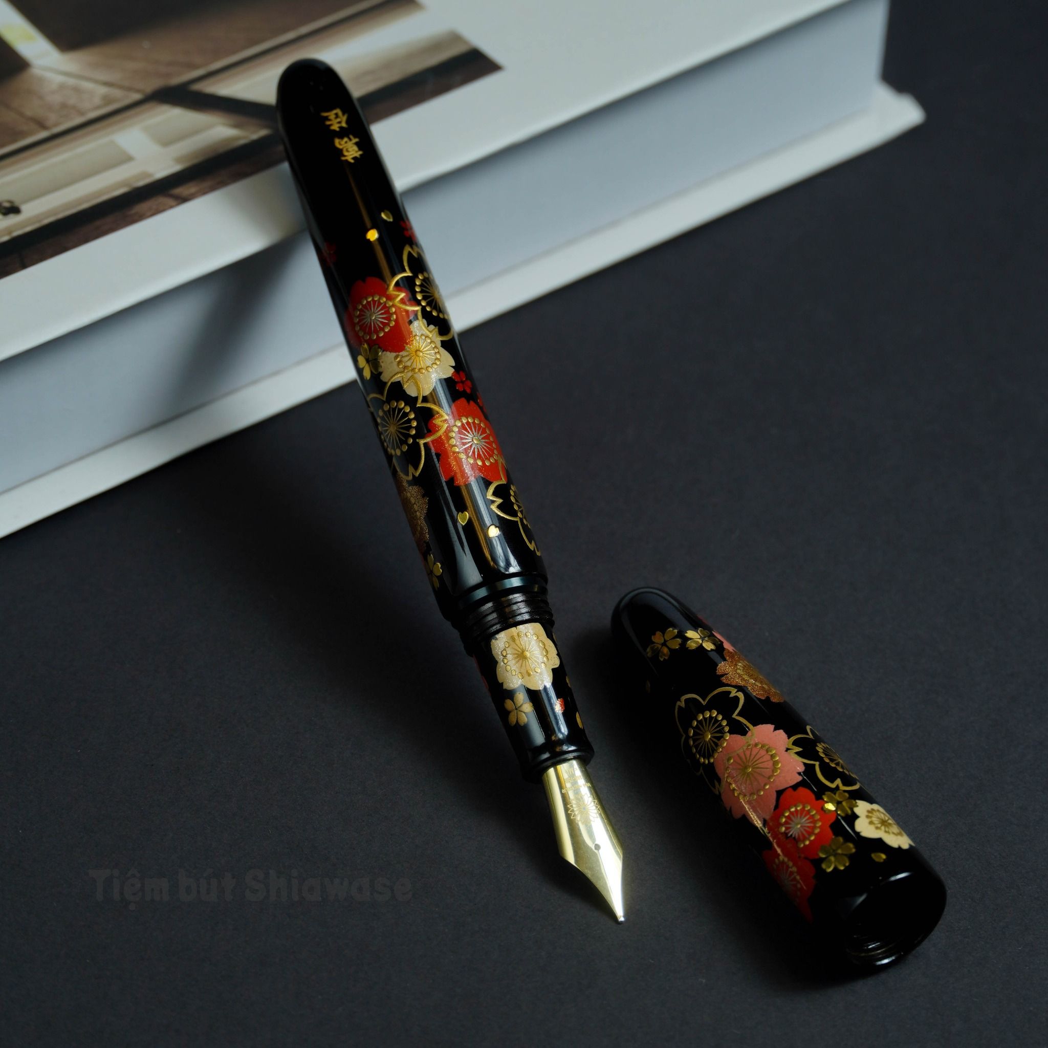 Bút Máy Wancher Dream Pen True Makie - Sakura - Sơn Mài Wajima Nhật Bản