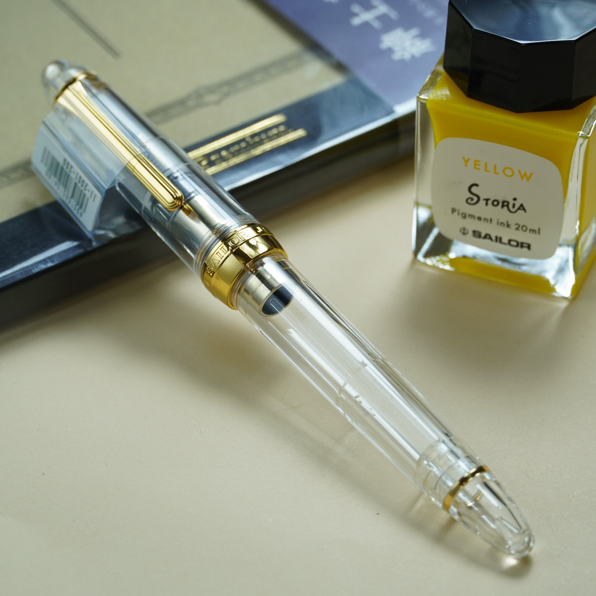 Bút Máy Sailor 1911 Profit Large 21K Bản Hiếm - Transparent - Trong Suốt