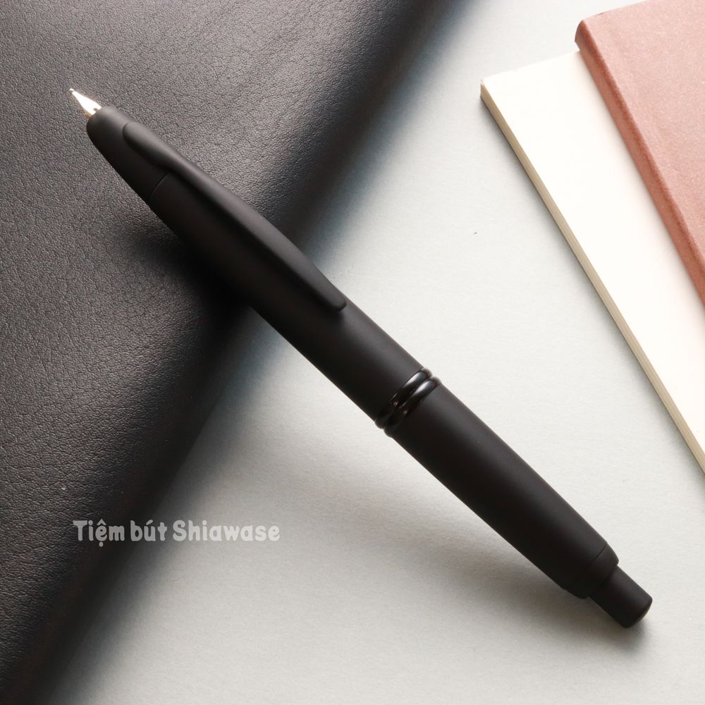 Bút Máy Pilot Capless Vanishing Point Matt Black - Đen