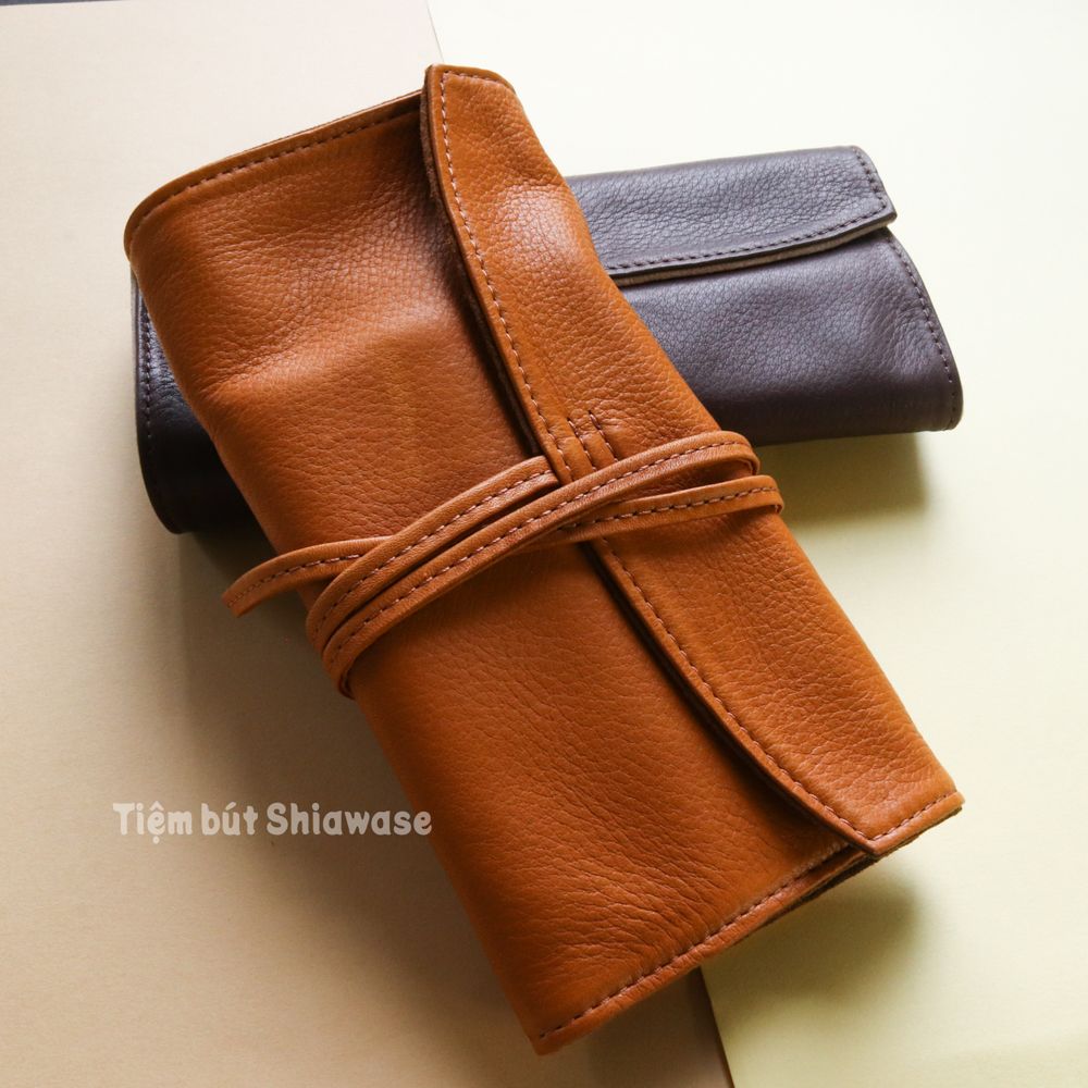 Bao Da Đựng Bút - Loại 5 Bút - Pilot Pensemble - Roll Case
