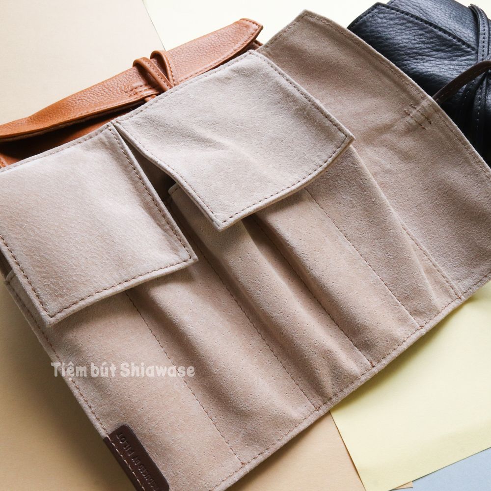 Bao Da Đựng Bút - Loại 5 Bút - Pilot Pensemble - Roll Case