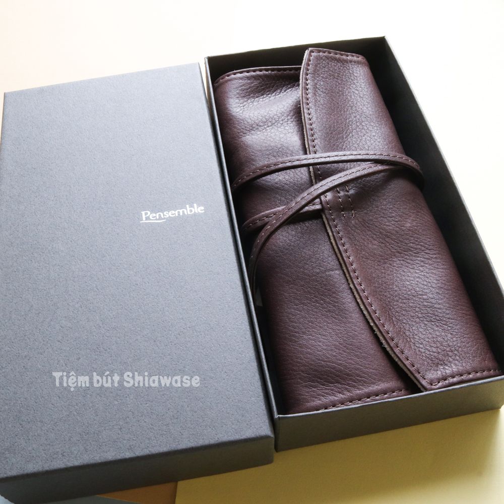 Bao Da Đựng Bút - Loại 5 Bút - Pilot Pensemble - Roll Case