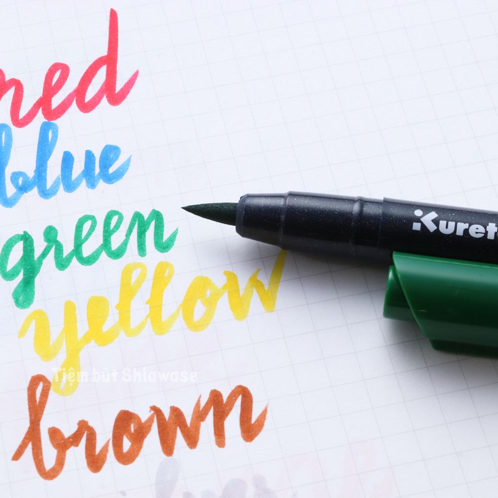 Bút Màu Calligraphy Kuretake Zig Fudebiyori Brush Pen - Set 6 Màu