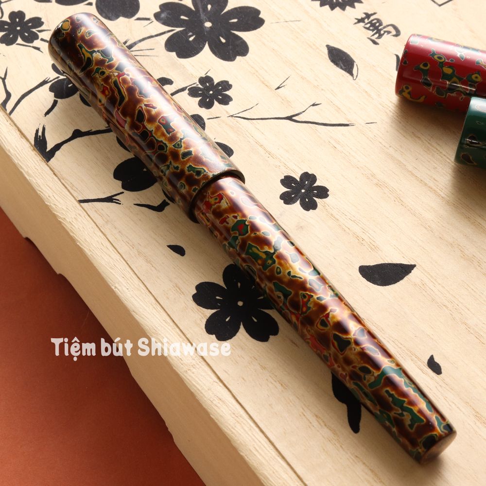Bút Máy Wancher Sekai Tsugaru Urushi - Ro-age - Sơn Mài Tsugaru Nhật Bản