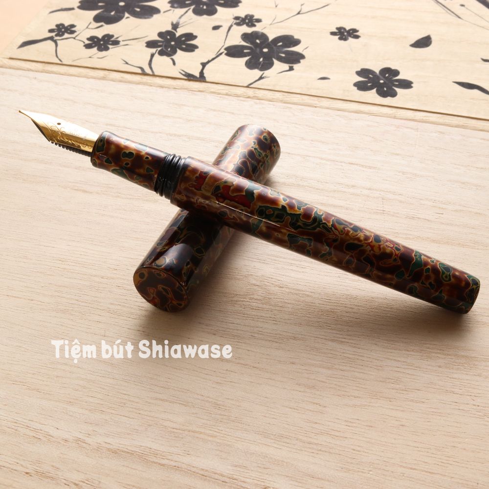 Bút Máy Wancher Sekai Tsugaru Urushi - Ro-age - Sơn Mài Tsugaru Nhật Bản