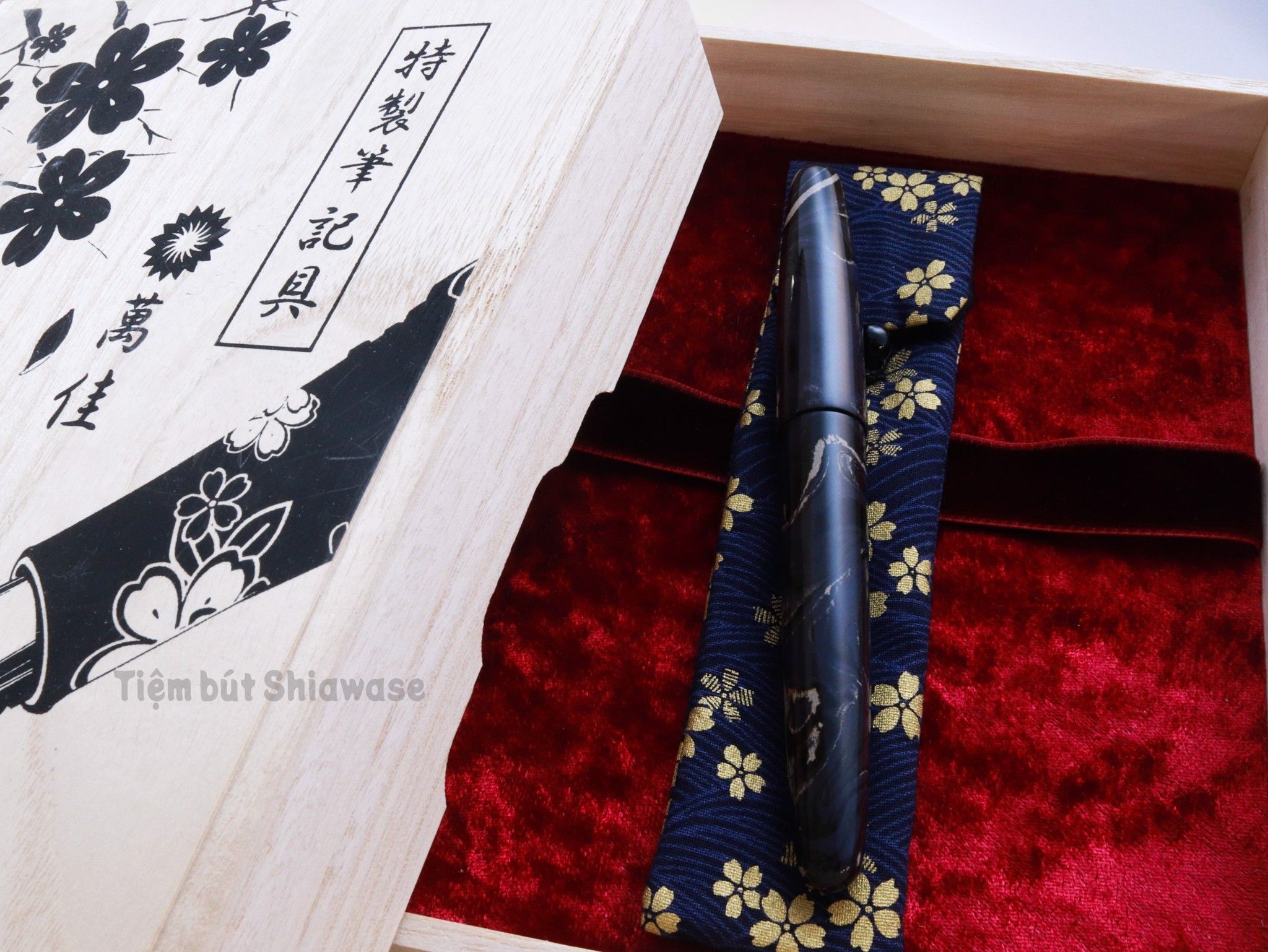 Bút Máy Wancher Dream Pen True Ebonite - Marble Purple Gray - Tím Xám Cẩm Thạch