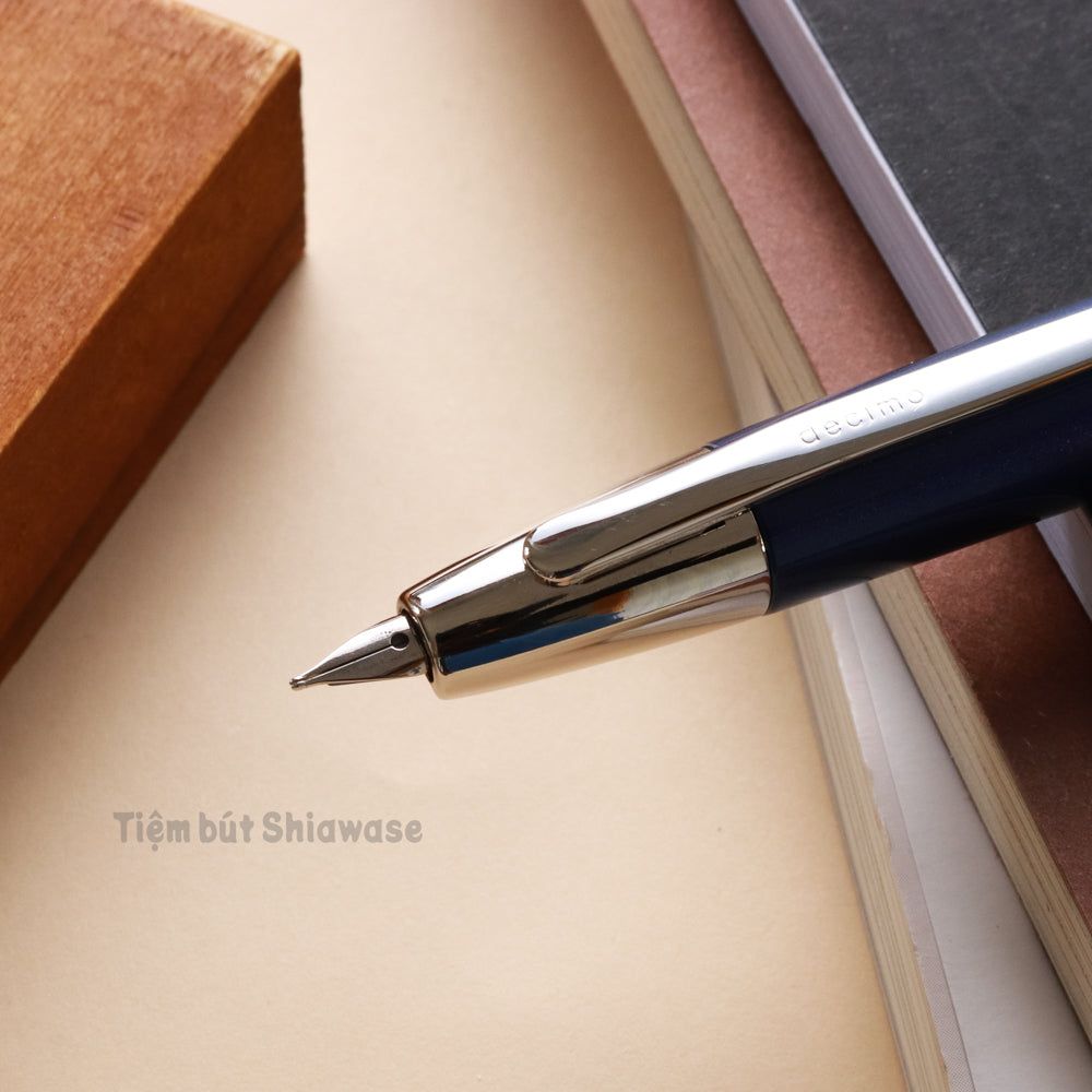 Bút Máy Pilot Capless Vanishing Point Decimo - Dark Blue - Xanh Biển