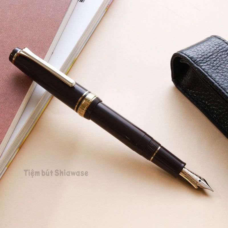 Bút Máy Sailor Professional Gear Slim Mini Morocco 14K - Puff Brown