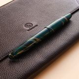  Bút Máy Wancher Dream Pen True Ebonite - Marble Green - Xanh Cẩm Thạch 